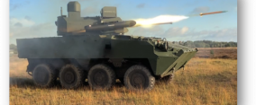 Thales Belgium SA – Rockets 70mm (2.75”) : John Cockerill Defense & Thales present a new mixed system composed of a cannon and 70mm rockets integrated into the Cockerill®3030 turret 